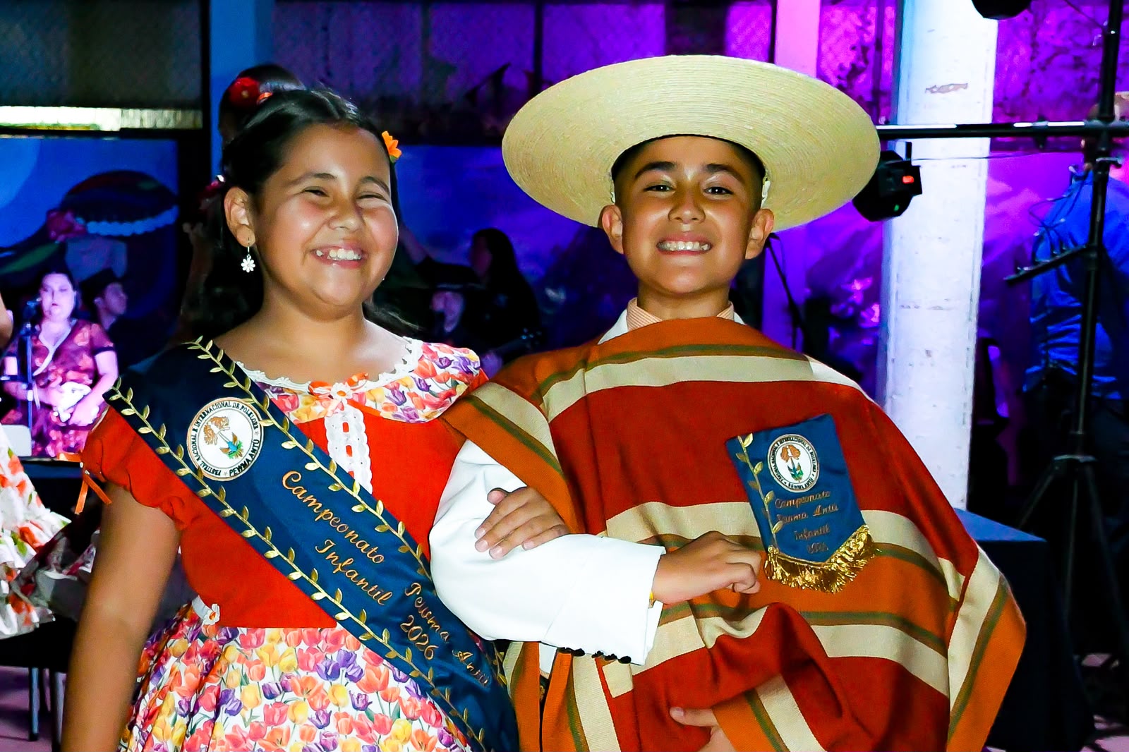 Campeones categoría Infantil — Campeonato de Cueca Pewma Antü 2026